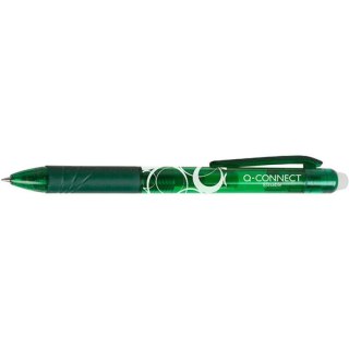 Długopis wymazywalny Q-Connect 1.0mm zielony