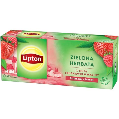 Herbata Lipton zielona z nutą truskawki i maliny (20)