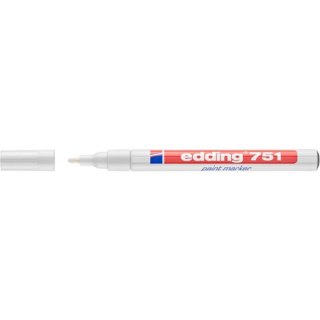 Marker olejowy Edding 751 biały
