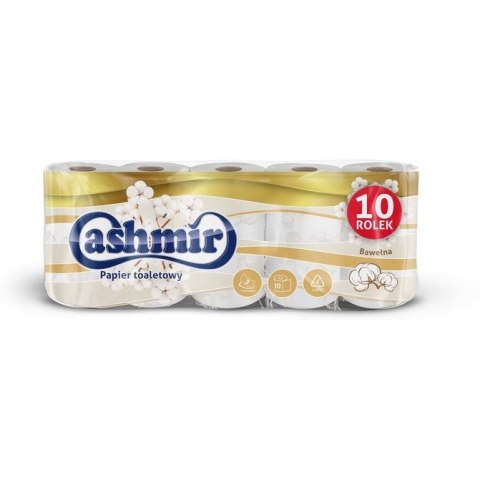Papier toaletowy zapachowy 3W (10 rolek) BAWEŁNA CASHMIR