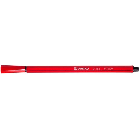 Cienkopisy Donau D-Fine 0.4mm czerwone (10)