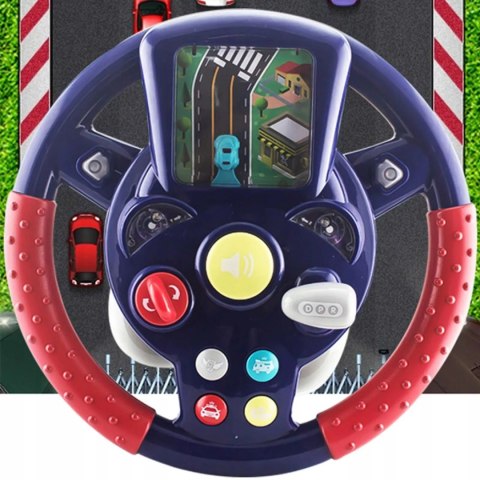 Interaktywna Kierownica dla Dzieci Symulator Jazdy Światła Dźwięki