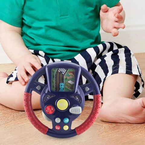 Interaktywna Kierownica dla Dzieci Symulator Jazdy Światła Dźwięki