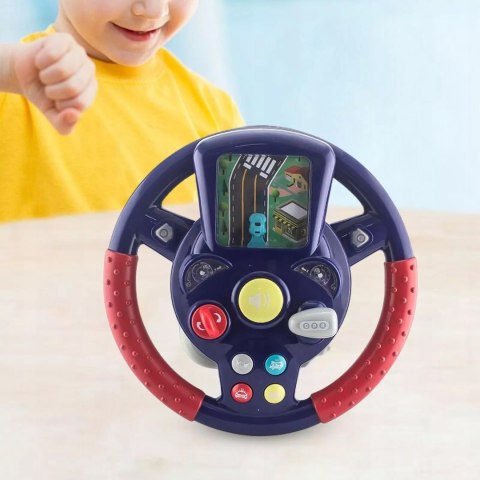 Interaktywna Kierownica dla Dzieci Symulator Jazdy Światła Dźwięki