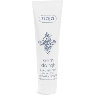 Krem do rąk Ziaja 100ml z proteinami jedwabiu i prowitaminą B5