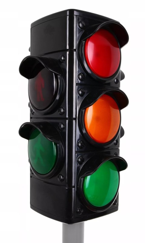 Sygnalizator drogowy świetlny LED z dźwiękiem i światłem dla dzieci 2 tryby