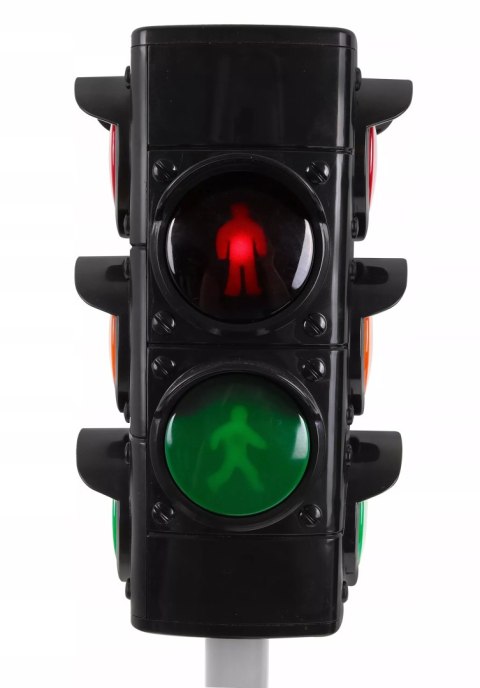 Sygnalizator drogowy świetlny LED z dźwiękiem i światłem dla dzieci 2 tryby