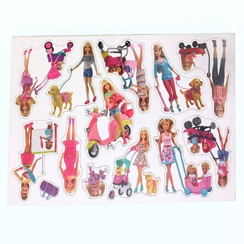 Tablica magnetyczna do rysowania układanka moda lalki lalka dla dziewczynki