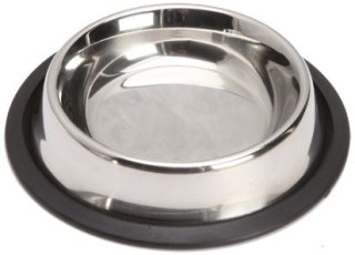 Miska metalowa na gumie antypoślizgowa 0,25l