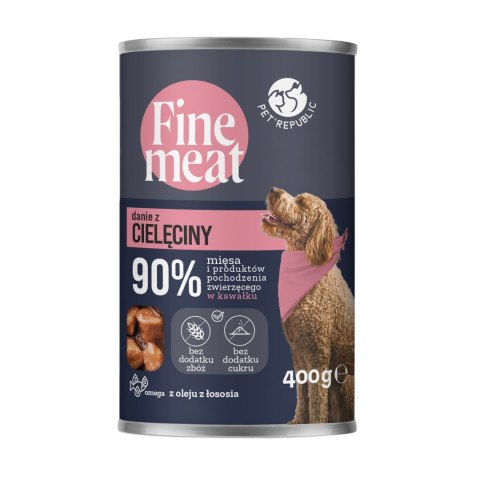 PetRepublic FineMeat Danie z Cielęciny 400g