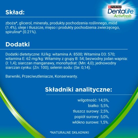 Purina Dentalife Activefresh Medium Przysmak Dla Psa 115g 5 Sztuk