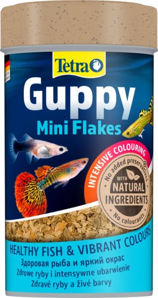 Tetra Guppy Mini Flakes Pokarm Dla Gupików 100ml