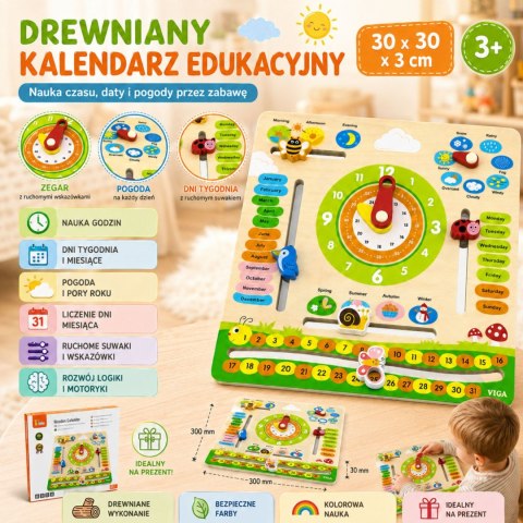 VIGA Kalendarz Edukacyjny Nauka Jezyka Angielskiego