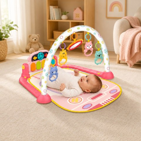 WOOPIE BABY Mata Edukacyjna Interaktywna Pianinko dla Niemowląt 3w1
