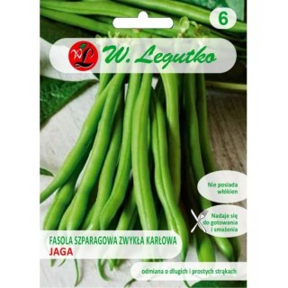 Fasola karłowa Jaga - zielone strąki