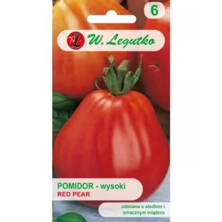Nasiona pomidora gruntowego Red Pear, śr. wczesny, czerwony