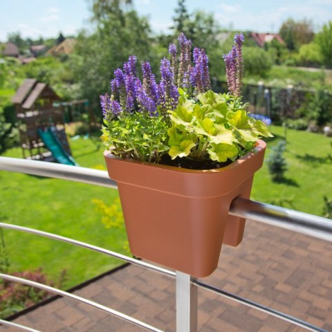 Donica balustradowa LOBELIA 450x290 - ceglasty