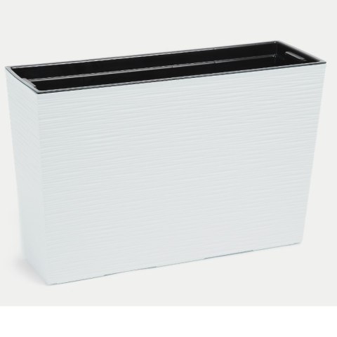 Kwietnik WERBENA 190x560 dłuto - biały