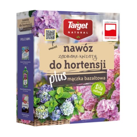 NAWÓZ ZADBANE KWIATY DO HORTENSJI Z MĄCZKĄ BAZLTOWĄ 1 KG