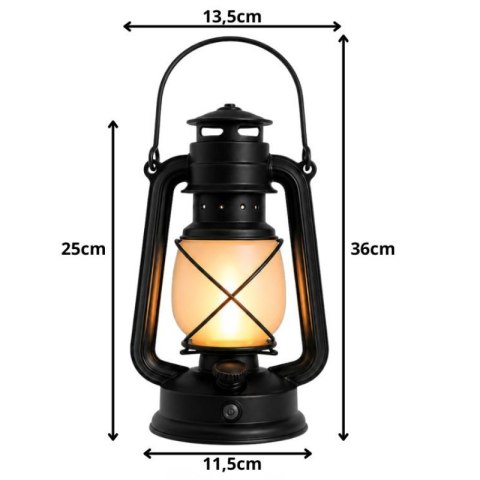 Lampion retro LED do ogrodu