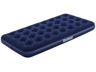 Bestway Dmuchany materac kempingowy 1-os. 150kg WELUROWY 188x99cm 67001