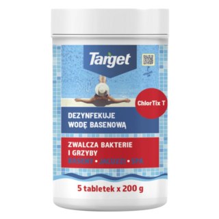 Chlortix T - Dezynfekuje Wodę Basenową 1kg (5 X 200g)