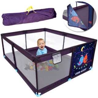 Duży kojec dla dziecka suchy basen 160x200 cm + torba pokrowiec ZA5712