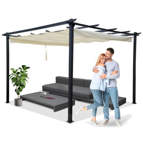 PERGOLA ogrodowa Para Sole ESTIVO Altana tarasowa 3x3x2,2m SP0835