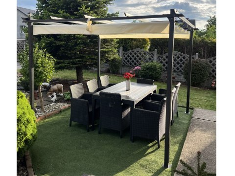 PERGOLA ogrodowa Para Sole ESTIVO Altana tarasowa 3x3x2,2m SP0835
