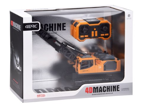Dźwig zdalnie sterowany Ruchome ramie z opuszczaną liną + para wodna RC0793