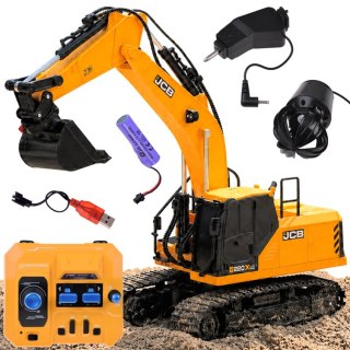 Koparka zdalnie sterowana na licencji JCB + 3 końcówki RC0790