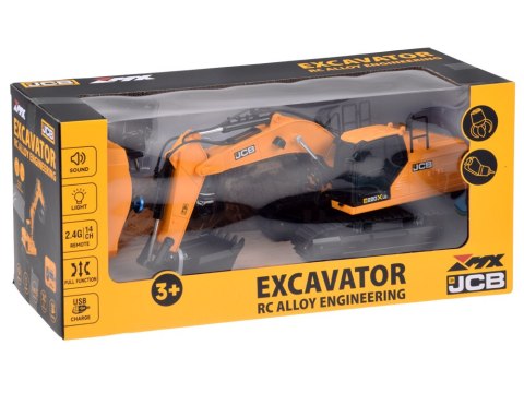 Koparka zdalnie sterowana na licencji JCB + 3 końcówki RC0790