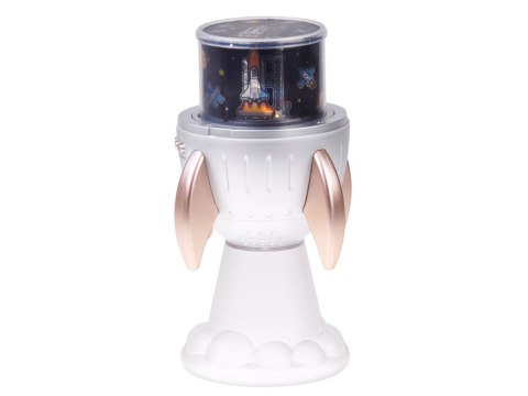 Projektor Rzutnik Gwiazd Kosmos Rakieta Lampka Nocna Bluetooth ZA6314