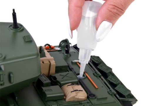 Czołg zdalnie sterowany Sherman M4A3 Strzela Dym Dźwięk Wieżyczka RC0769