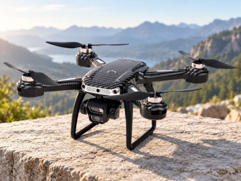 Dron RC A19P Kamera HD Pilot z Ekranem Omijanie Przeszkód Etui RC0774