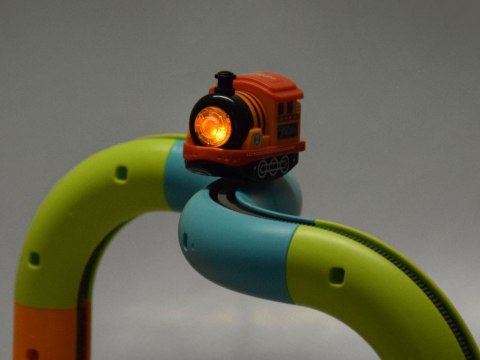 KLOCKI MAGNETYCZNE Tor magnetyczny dla pociągów - 114ele kolejka DIY ZA6578