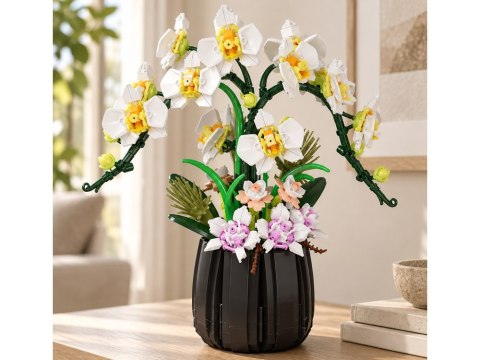 Klocki konstrukcyjne STORCZYK W DONICZCE - Kwiaty orchidea 1014+ele ZA6378