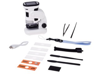 Mikroskop Cyfrowy dla Dzieci 1000x Ekran 2" Kamera LED Polskie Menu ES0031