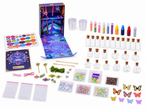 Zestaw do Tworzenia Magicznych Eliksirów Magiczne Mikstury Brokat ZA6336