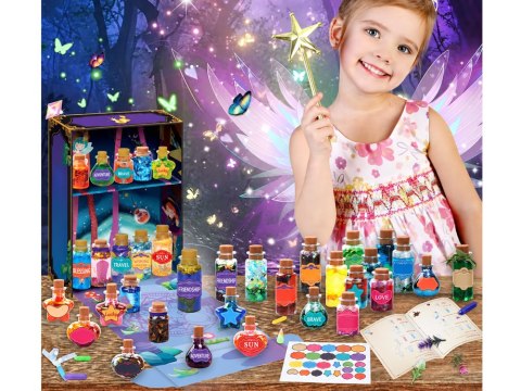 Zestaw do Tworzenia Magicznych Eliksirów Magiczne Mikstury Brokat ZA6336