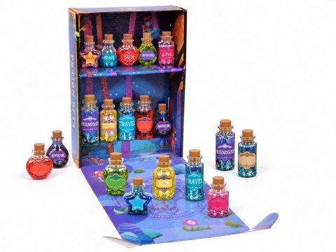 Zestaw do Tworzenia Magicznych Eliksirów Magiczne Mikstury Brokat ZA6336