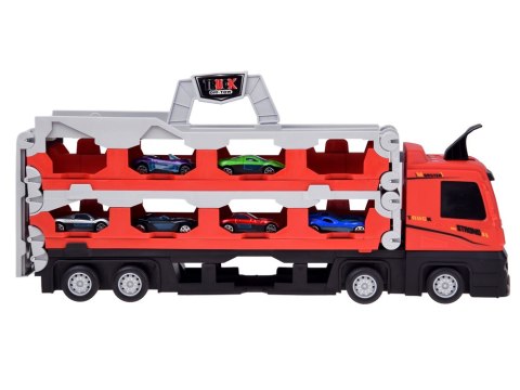Laweta transporter TIR rozkładany 200cm + 6 aut Dwupoziomowa budowa ZA6587