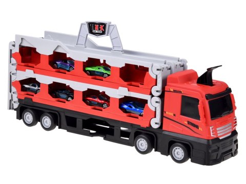 Laweta transporter TIR rozkładany 200cm + 6 aut Dwupoziomowa budowa ZA6587