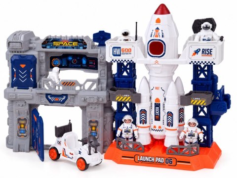 KOSMOS Ogromny zestaw kosmiczny Centrum, rakieta, astronauta, łazik ZA6302