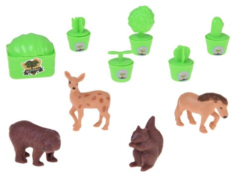 Domek dla lalek WILLA LED ze zjeżdżalnią 250ele - mebelki i figurki ZA6562