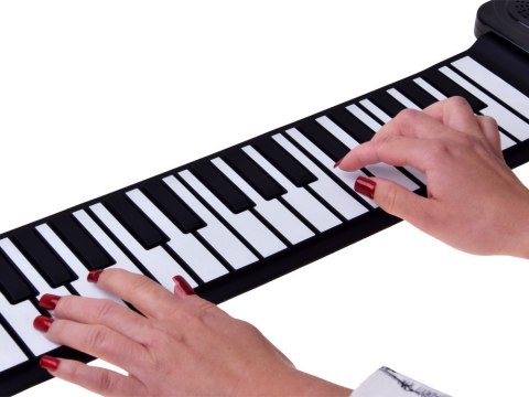 Elektroniczny KEYBOARD rozwijany dla dzieci na macie 37 klawiszy IN0188
