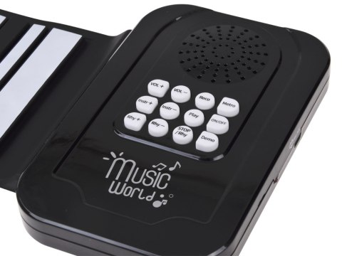 Elektroniczny KEYBOARD rozwijany dla dzieci na macie 37 klawiszy IN0188