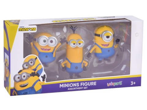 MINIONKI zestaw 3 licencjonowanych figurek Kevin, Bob i Stuart ZA6467