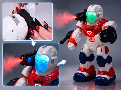 Robot zdalnie sterowany sterowany pilotem i gestami - para wodna RC0807