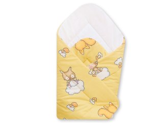 Rożek z usztywnieniem- Basic leśne zwierzątka kremowe